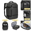 Hynes Eagle 40L Travel Backpack + Fanny Pack-Dark Gray - 2 of 4