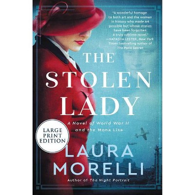 The Stolen Lady - Large Print by  Laura Morelli (Paperback)