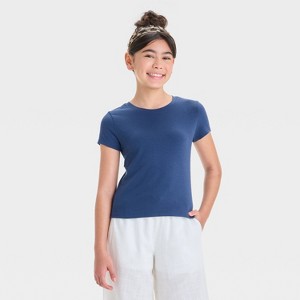 Girls' Short Sleeve Crew T-Shirt - art class™ - 1 of 3