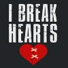 Rerun Island Men's I Break Hearts Short Sleeve Graphic Cotton T-Shirt - 2 of 3