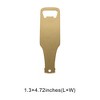 Unique Bargains Bottle Opener Bottle-Shaped Wine Opener Hand Wash Only Stainless Steel 1.3"x4.72" 1Pcs - 3 of 4