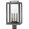 Hinkley Sutcliffe 20" High Aged Zinc Outdoor Post Light - 2 of 2