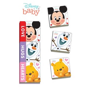Disney Baby: Love, Hugs, Hearts - (Teeny Tiny Books) by  Disney Books (Board Book) - 1 of 1