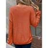 Womens Oversized Sweaters 2025 Long Sleeve Waffle Knit Casual Chunky Pullover Sweater Fall Winter Clothing - 2 of 3