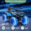 24V Kids Ride on Car, 2 Seater Electric ATV Car, 3 Speed Ride on Toy with LED Lights, 2WD/4WD Power, Music  for Boys Girls - 4 of 4