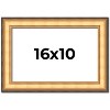 PosterPalooza | Traditional Gold Picture Frame - UV Acrylic, Backing Board, Hanging Hardware Included - 2 of 4