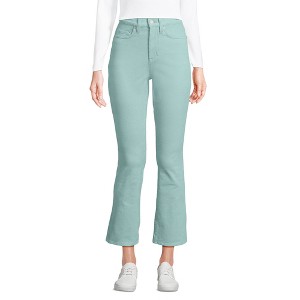 Lands' End Women's High Rise Corduroy Kick Crop Pants - 1 of 3
