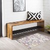 Modern Washable Rug - Non-Slip Kitchen & Bathroom Mat for Laundry, Nursery, Office, Living & Dining Room - Contemporary Carpet - 2 of 4
