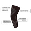 Copper Zone Pain Relief Elbow Brace Compression Support Sleeve For Tendonitis, Tennis Golf Elbow - 3 Pair Pack - 2 of 4