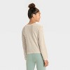 Girls' Modal French Terry Crewneck Sweatshirt - All In Motion™ - 2 of 4
