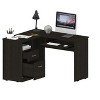 PAGED Computer Desk Modern Office Desk with 2 Open Shelves and Storage Drawer for Office - 3 of 4
