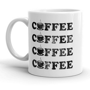 Crazy Dog T-Shirts Repeating Coffee Mug Cute Morning Java Coffee Cup - 11oz - 1 of 4