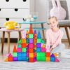 PICASSO-TILES Magnetic Tiles For Kids 101PCS Construction STEM Building Blocks Educational Toy - 2 of 4