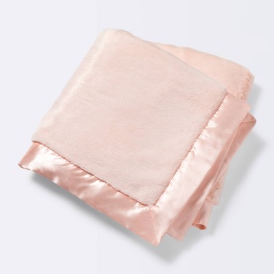 Soft baby blankets on sale with satin trim