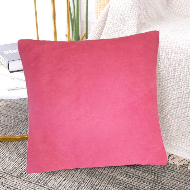 PiccoCasa Viscose Velvet Comfortable and Soft Decorative Throw Pillow Cover, 5 of 6
