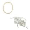 Adornia Tarnish Resistant 14k Gold Plated Wide Chunky Paper Clip Chain - 3 of 4