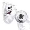 JoyJolt Disney Mickey Mouse Glitch Double Wall Glass Mugs - 13.5 oz - Set of 2 - 3 of 4