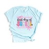 Simply Sage Market First Day Of School Checker Border Short Sleeve Tee - 2 of 4