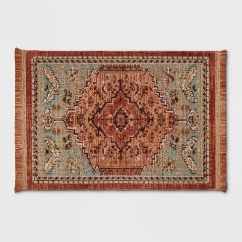 Beautiful Mum Hand-Hooked Half Round Rug - Green