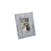 4 x 6 inch Decorative Distressed Whitewashed Metal Pattern Picture Frame  - Foreside Home & Garden - image 2 of 4