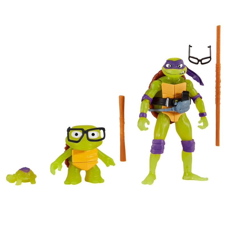 Teenage Mutant Ninja Turtles: Mutant Mayhem Making of a Ninja Donatello Action Figure Set - 3pk (Target Exclusive), 4 of 11