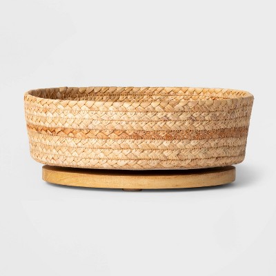 Park Designs Round Fishnet Wire And Wood Basket Set : Target