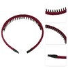Unique Bargains Women's Non-Slip Teeth Comb Headbands Multicolored 4Pcs - 3 of 4