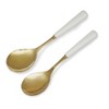 Portmeirion Sophie Conran Salad Servers, Set of 2 - Gold, 10 inch - 3 of 4