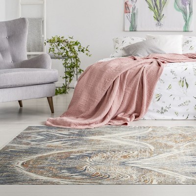 Modern Luxury carpet, Abstract, Cut Pile 1'10" x 2'6" Rectangle