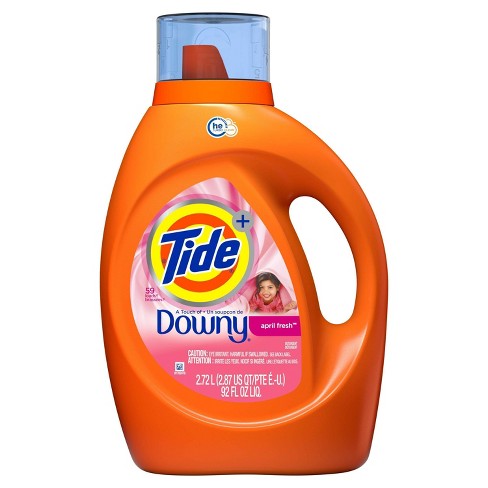Tide Plus Downy April Fresh High Efficiency Liquid Laundry Detergent - image 1 of 4
