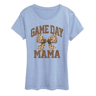Women's - Instant Message - Game Day Mama Tonal Washed Short Sleeve Graphic T-Shirt