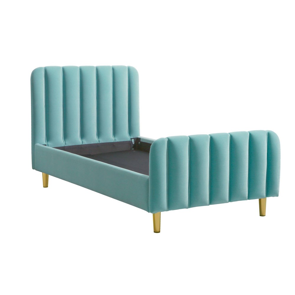 Photos - Bed Frame SECOND STORY HOME Gatsby Toddler Bed - Sea Foam