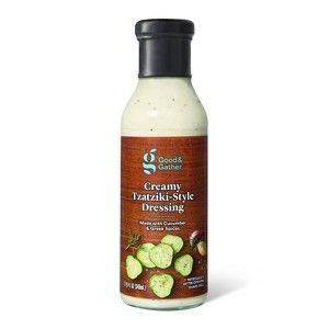 Creamy Tzatziki Style Greek Dressing - 11.8oz - Good & Gather™ - 1 of 4
