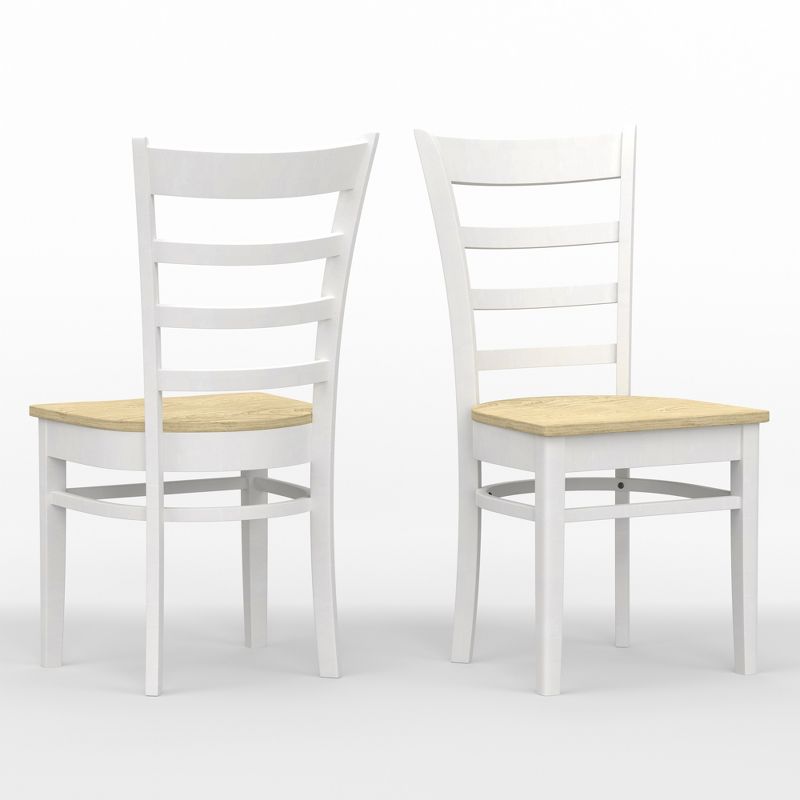 Glenwillow Home Slat Back Solid Wood Dining Chairs (Set of 2), 2 of 5