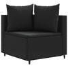 vidaXL Patio Sofa Set with Cushions Lounge Setting Outdoor 9 Piece Poly Rattan - 3 of 4