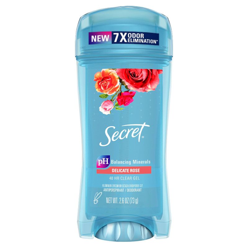 Secret Fresh Clear Gel Antiperspirant and Deodorant for Women - Delicate Rose - 2.6oz, 1 of 12