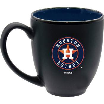 MLB Houston Astros 15oz Inner Color Black Coffee Mug