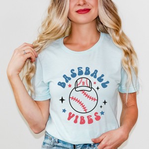 Simply Sage Market Baseball Vibes Sparkle Short Sleeve Tee - 1 of 4
