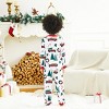 PATPAT Family Matching Christmas Pajamas For Family Tree Car Print Xmas Top Tee and Bottom Sets For Men M Turquoise - 2 of 4