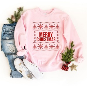 Simply Sage Market Women's Graphic Sweatshirt Merry Christmas Sweater - 1 of 4
