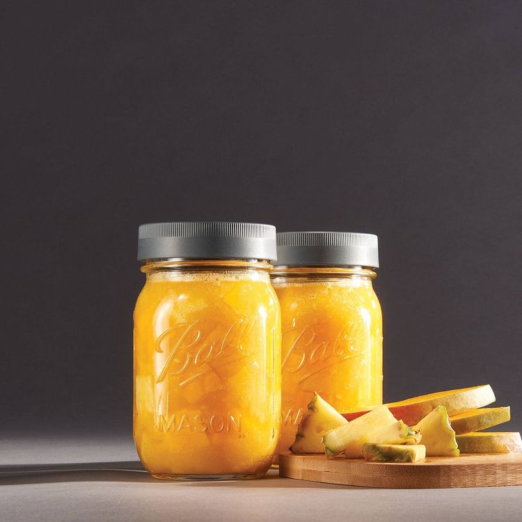 Ball 6pc Reusable Regular Mouth Food Storage Lids, 3 of 5