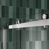 NicBex Shower Door 56-60" Wx74"H Bypass Sliding Shower Door with 5/16" (8mm) Tempered Glass - 3 of 4