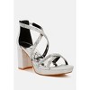 Infatuated Rhinestones Embellished Strappy Women Sandals - 2 of 4