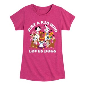 Girls' - Disney - Cats & Dogs Fitted Short Sleeve Graphic T-Shirt - 1 of 4