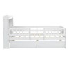 Whisen Twin Size Wood Platform Bed with Built-in LED Light, Multi-functional Headboard, Guardrail and Drawers - 4 of 4