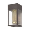 Livex Lighting Franklin 1 - Light Wall Light in  Bronze/Soft Gold/Brushed Nickel Stainless Steel - 2 of 4