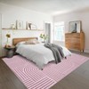 Modern Abstract Rug Washable Rug Non Slip, Low Pile Thin Foldable Mat - 3 of 4