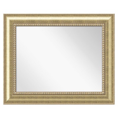 35" x 29" Astoria Champagne Framed Wall Mirror - Amanti Art