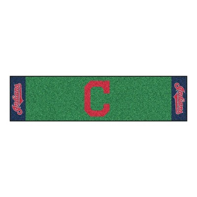 MLB Cleveland Indians 1.5'x6' Putting Mat - Green