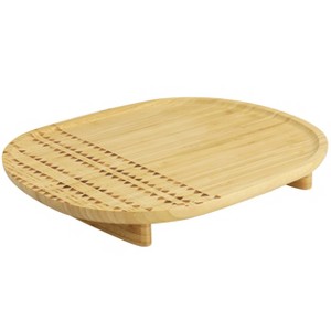 Gibson Home 13.5 Inch Sadler Wooden Serving Tray - 1 of 4